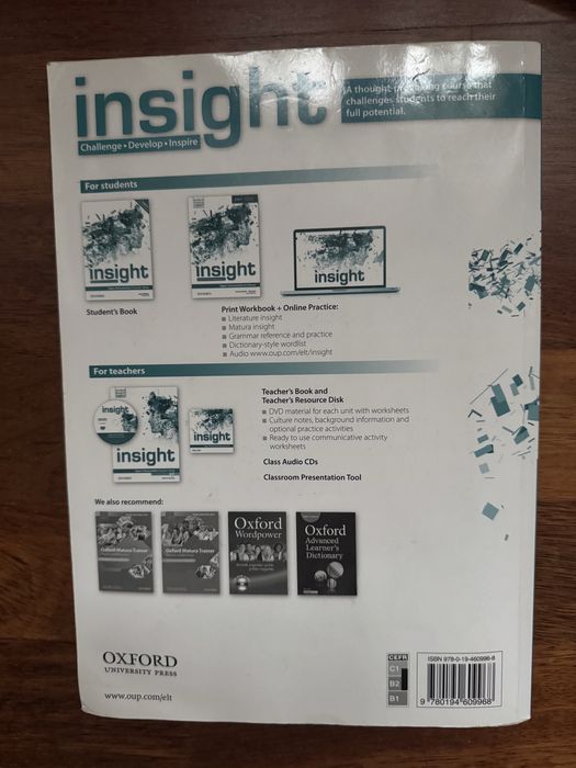 Insight uppper-intermediate workbook 2 in 1 ćwiczenia