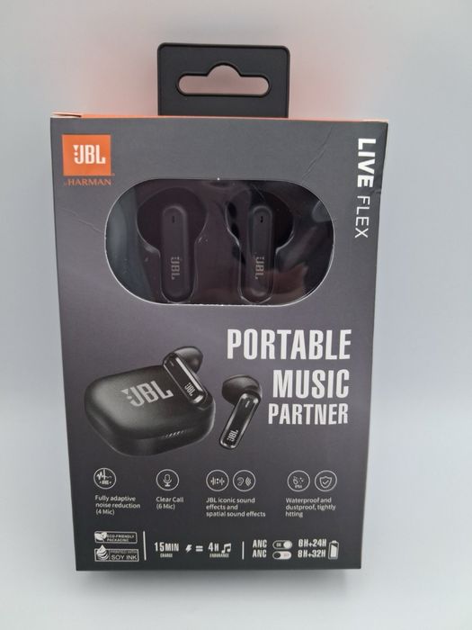 Безпровідні навушники JBL Live Flex Black