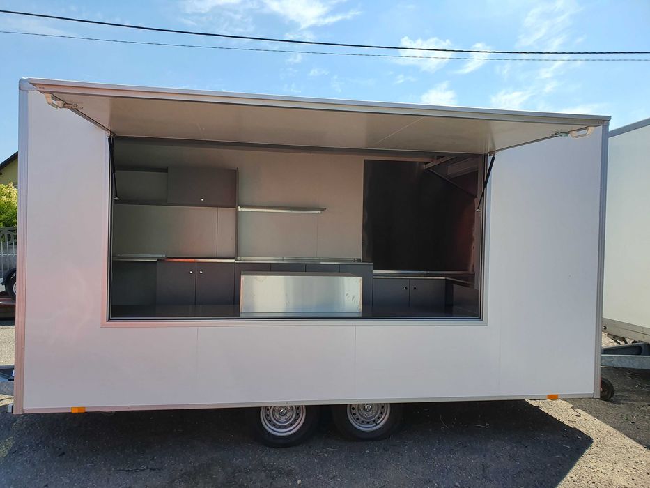 przyczepa gastronomiczna na wymiar food truck projest kebab pizza burger lody