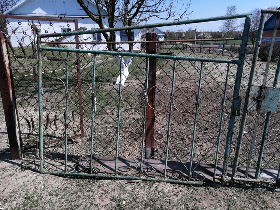 Ворота металеві 340 ширина