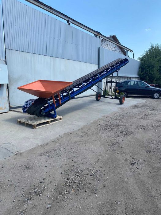 Стрічковий конвеєр 800*9м, ленточный конвейер, транспортер для сумішей