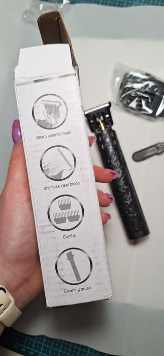 Maszynka trymer z motywem smoka czarny