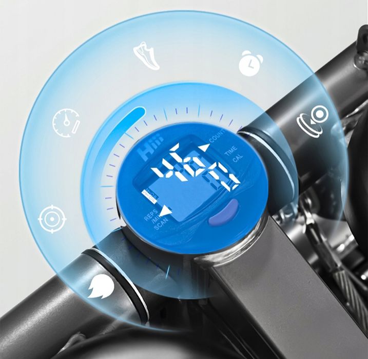 Степер для тренувань Twisted Oblique з тросами 2 в 1, фітнес-лічильник