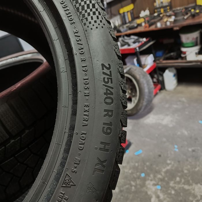 275/40/19 XL Sprzedam parę opon zimowych Continental z 2025 roku