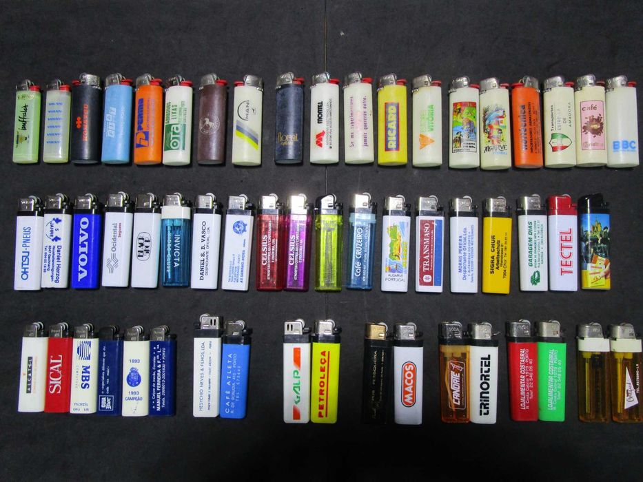 Mais de 140 isqueiros para colecionadores