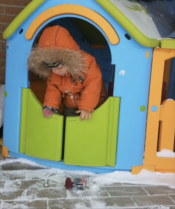 Тепла куртка з комбенізоном Dolino