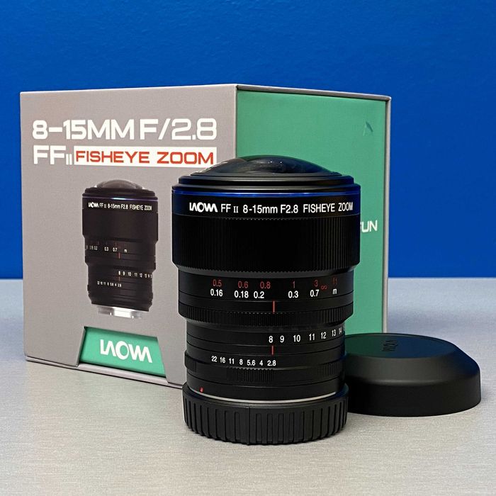 Laowa 8-15mm f/2.8 FF Fisheye | Canon RF | NOVA | 3 ANOS DE GARANTIA