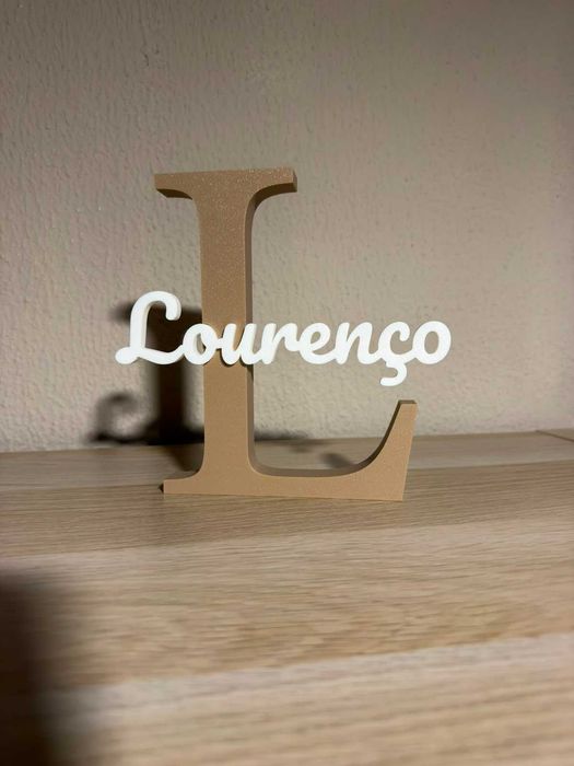Nome Personalizado em Impressão 3D