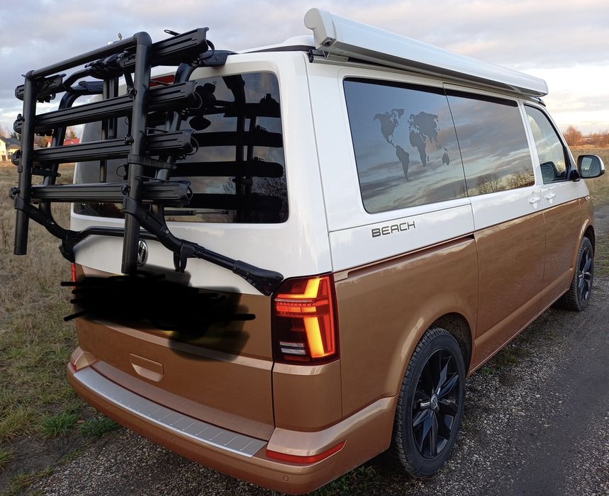 Bagażnik rowerowy na klape VW T6 T6.1 CZARNY oryginał wysyłka pobranie