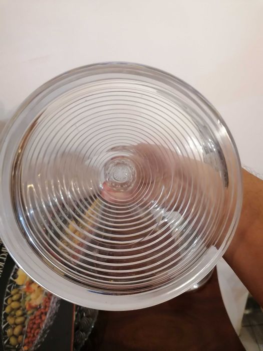 Par de Garrafas Decanter de Licor de Cristal Lapidado