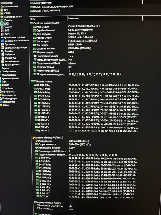 Crucial 64 gb (2x32gb) 3200Mt/s DDR4