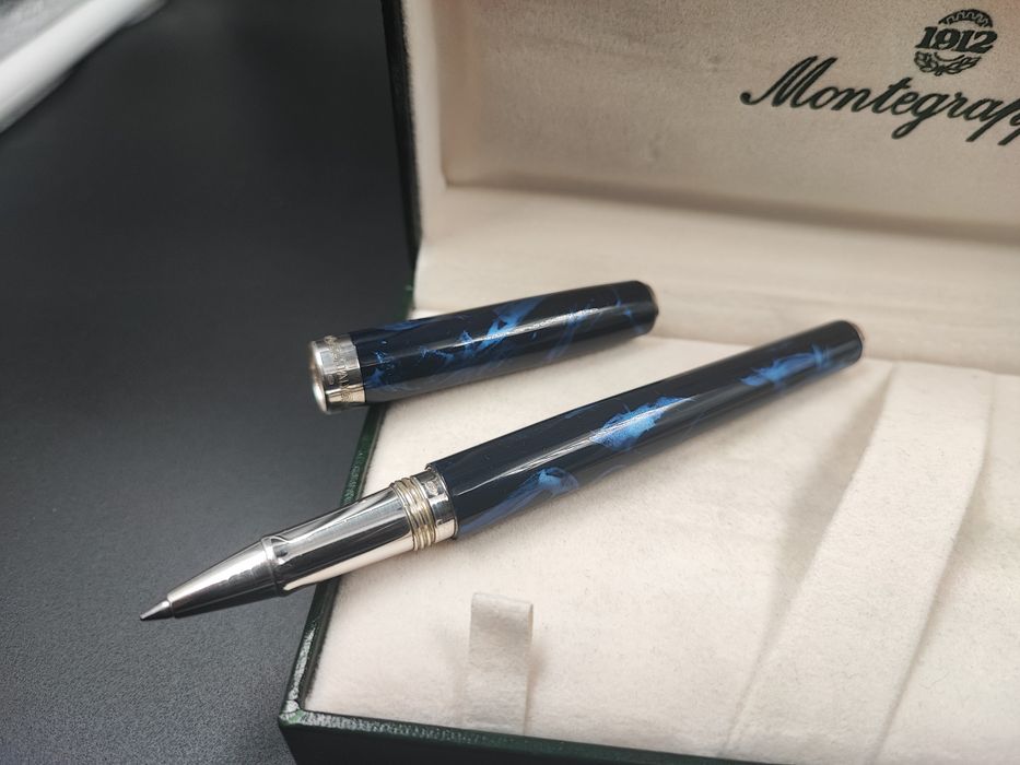 Кулькова ручка Montegrappa Z300-MB синя; повний комплект/ оригінал