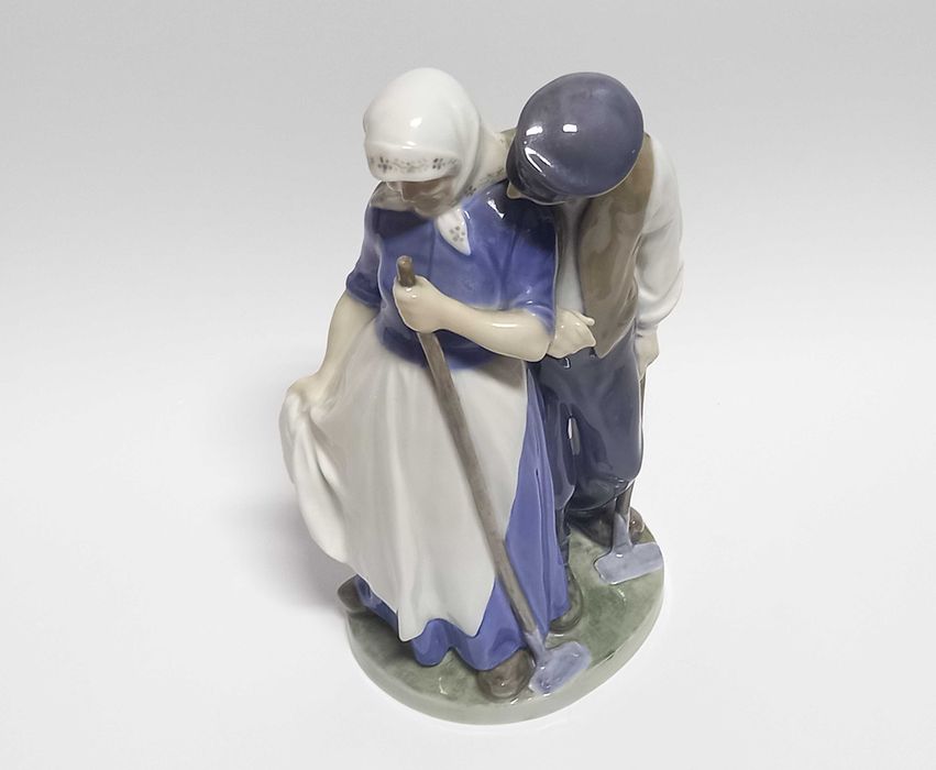 Żniwiarze, figurka Royal Copenhagen, Ch. Thomsen