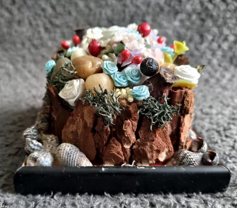 Mini kompozycja kwiatowa ozdoba