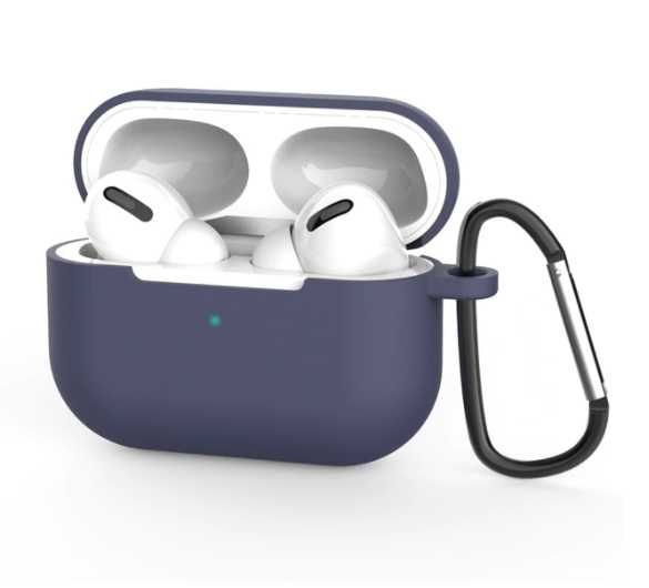 Etui  Granatowe na Apple AirPods Pro Airpodsy NOWE silikonowe