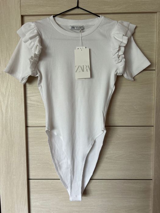 Боді новий  білий zara