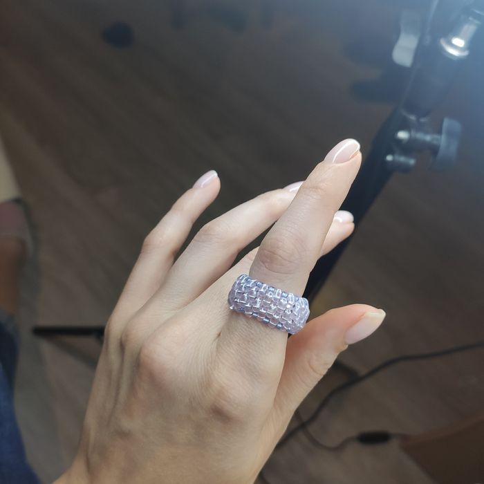 Pierścionek z koralików