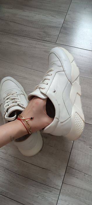 Sneakersy , buty skórzane  Wojas