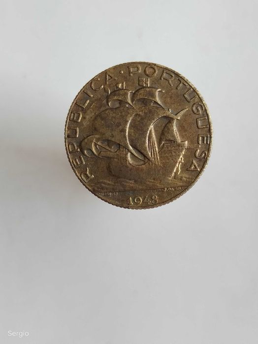 Moeda Portugal 2,5 escudos 1948 Лот 219