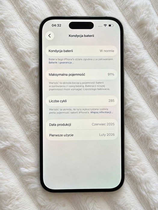 iPhone 15 128GB Żółty