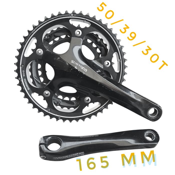 SHIMANO R563 165 mm korba szosowa 3rz gravel triple tiagra 105 sora