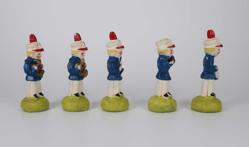 5 Figurados de Barcelos antigos - musicos