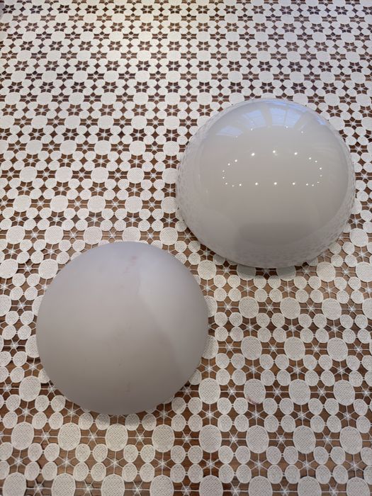 Lampa sufitowa biała kula 2 sztuki plafon okazja Leroy Merlin