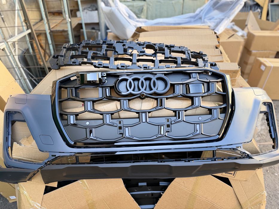 Бампер Audi Q7 2024+ ауди ку7 бампер решетка Q7 2025