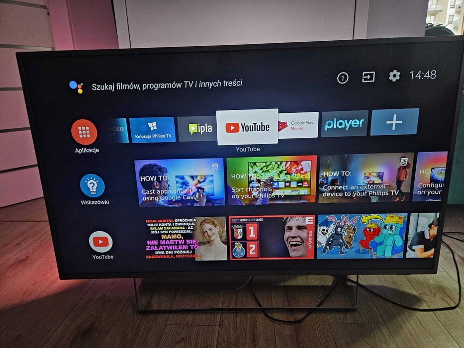 Telewizor Philips 55 Ambilight Android YT Netflix Dowóz