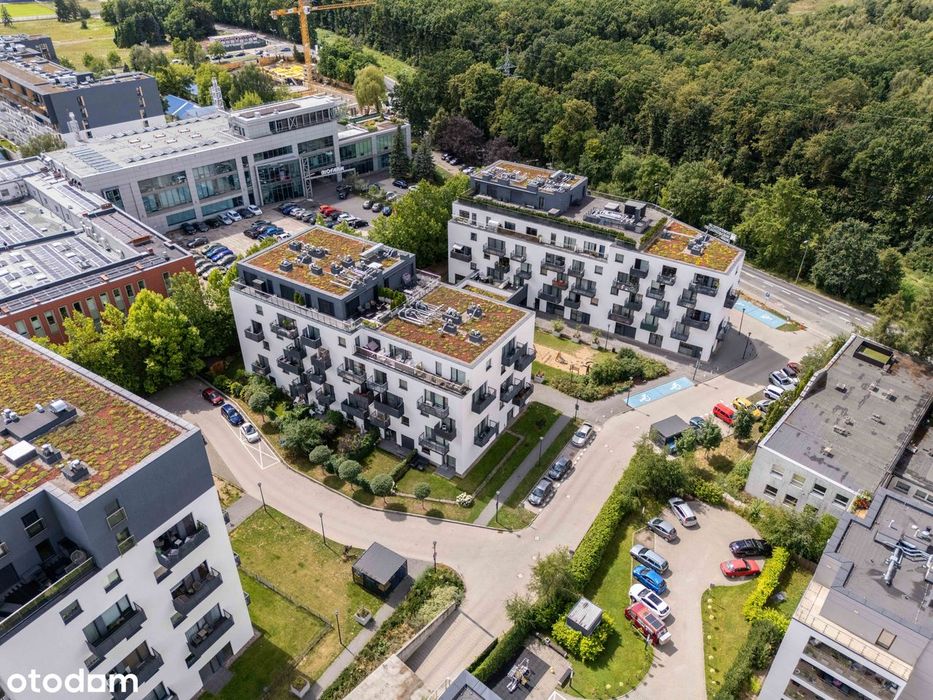 3 pokoje przy Lasku Marcelińskim|57,77 m²|2 balkony|Garażx2 |2020 r.