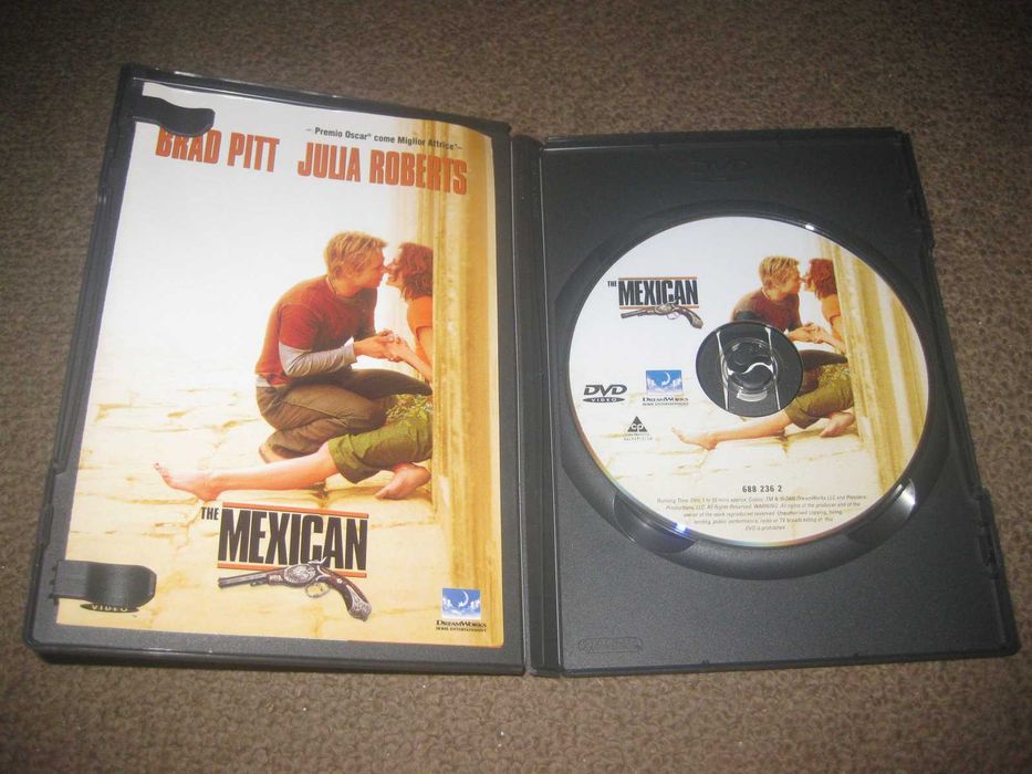 DVD "A Mexicana" com Brad Pitt