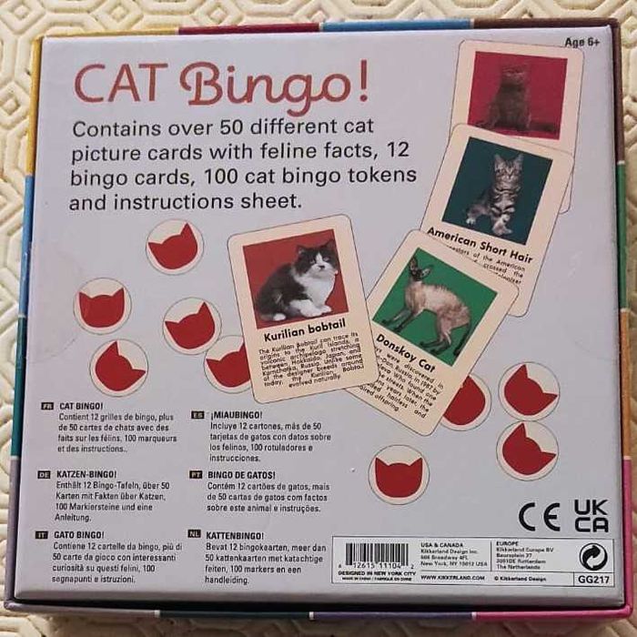 Jogo "CAT Bingo" - novo