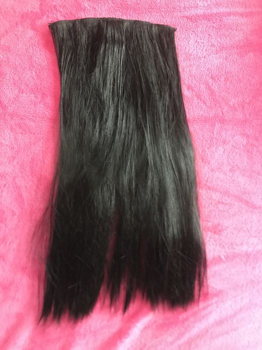 Накладний хвіст. Хвіст зі штучного волосся на липучці на заколках