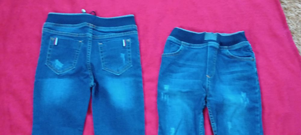Джинсы на резинке рост122и118