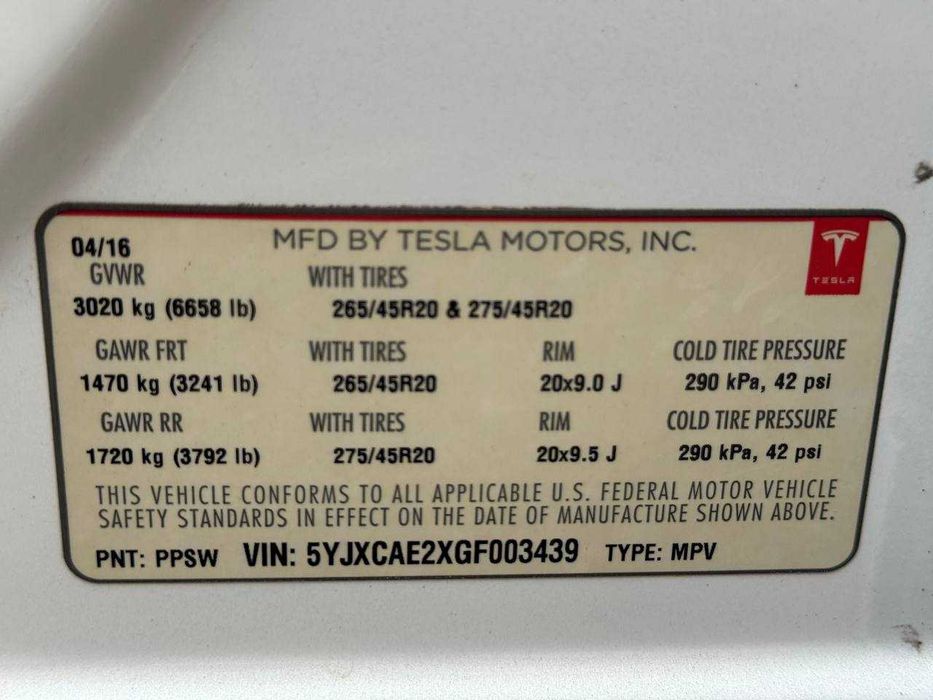 Tesla Model X 2016 90D