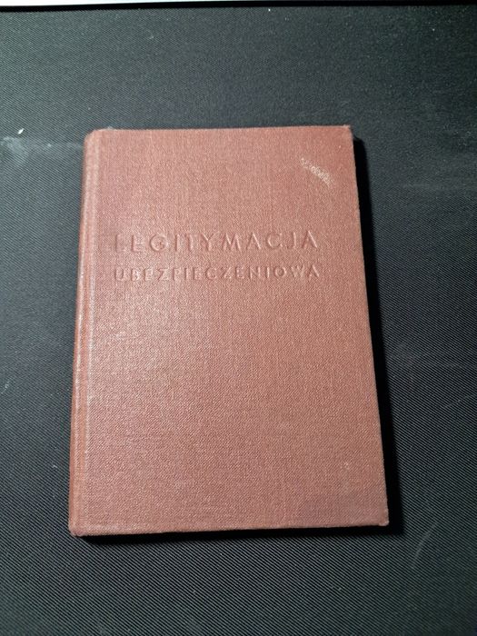 Legitymacja ubezpieczeniowa 1962