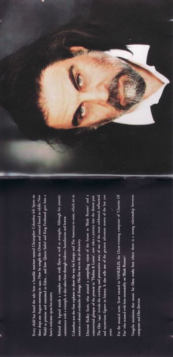 Vangelis.1492. Conquest Of Paradise. Фірмові CD фирменные