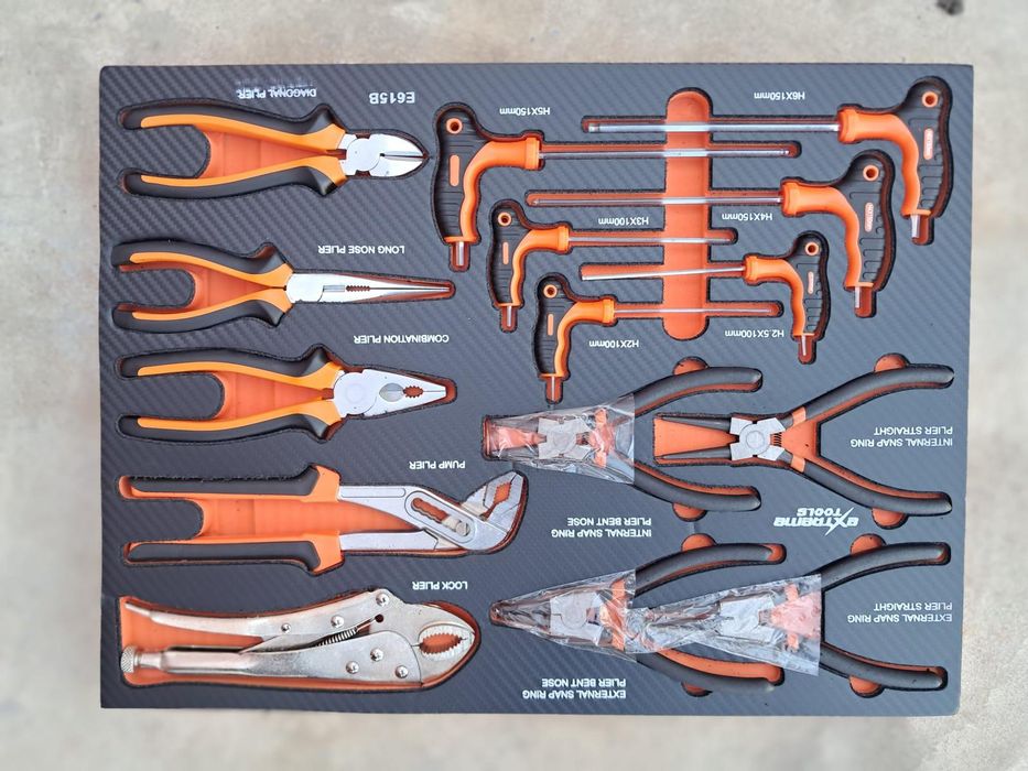 Carrinho kraft Muller 7/7 gavetas cheias de ferramentas