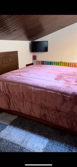 Conjunto de mobília de quarto de casal