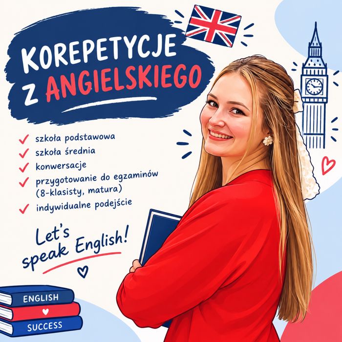 KOREPETYCJE z j.angielskiego online