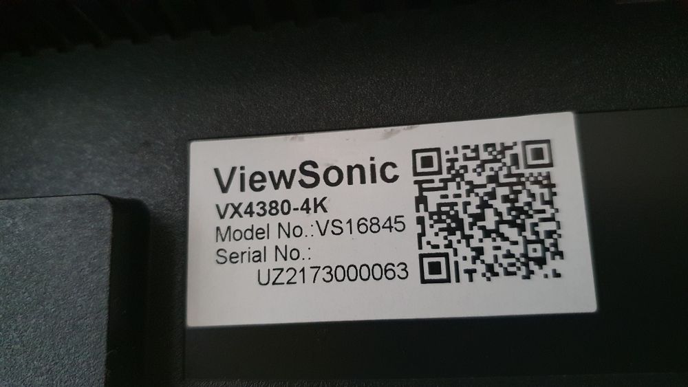 МОНИТОР ViewSonic 
VX4380-4K