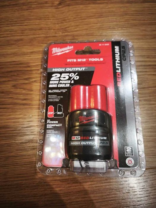Акумуляторна батарея Milwaukee M12 HB2.5 (48-11-2425) 2.5 Ah