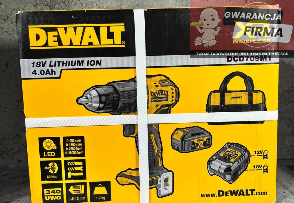 Wkrętarka Dewalt DCD709M1 | NOWA |
