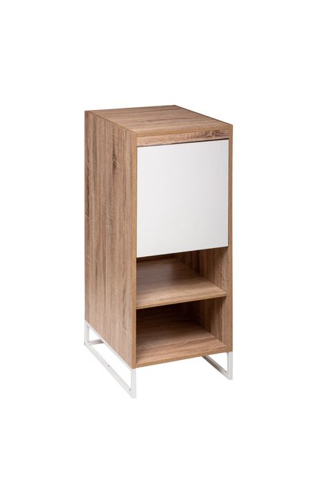 Estante com 1 porta e 2 prateleiras