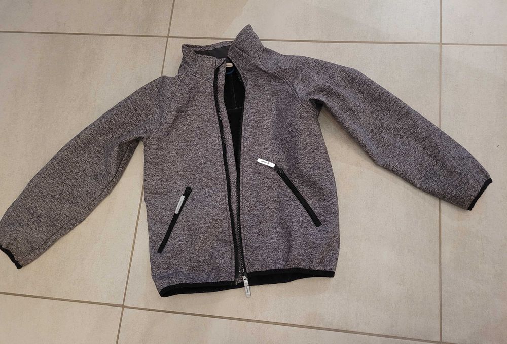 Softshell szary dzieciecy