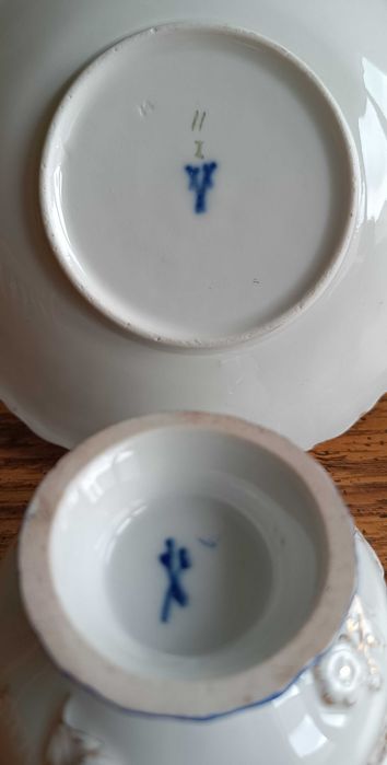 Porcelanowy serwis do herbaty – Królewska Miśnia