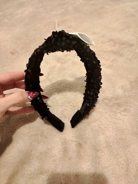 Bandolete com brilhantes preta