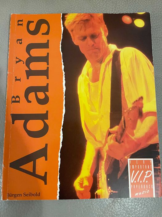 Livro Bryan Adams em alemão