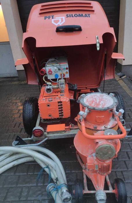 Silomat PFT c140  d140 c100 agregat C100 D140, przyczepa rejestracja