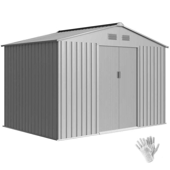 Abrigo de Jardim Metálico 4,9 m² – 277x195x192 cm